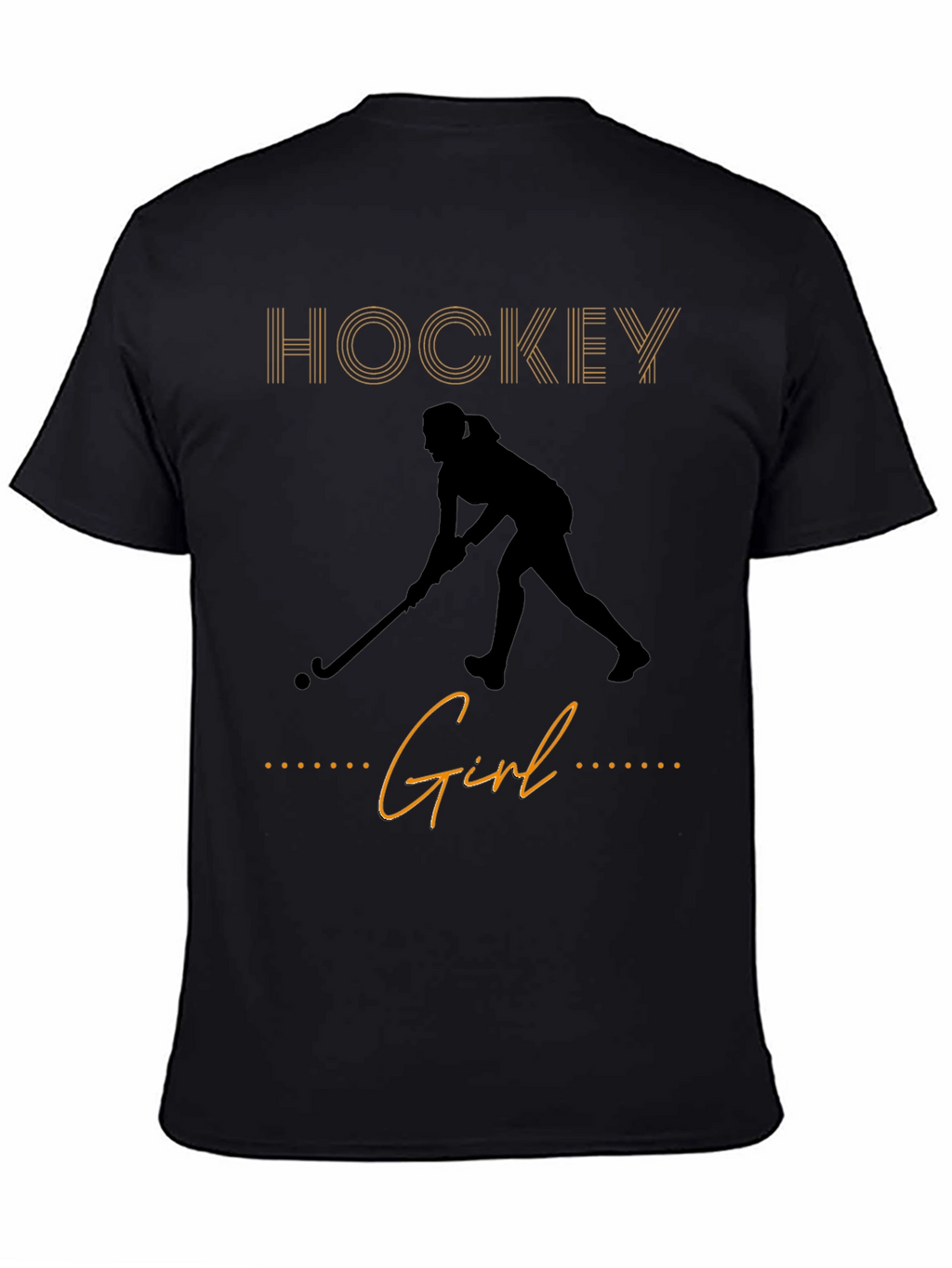 Hockey Girl T-Shirt - Sporty Graphic Tee
