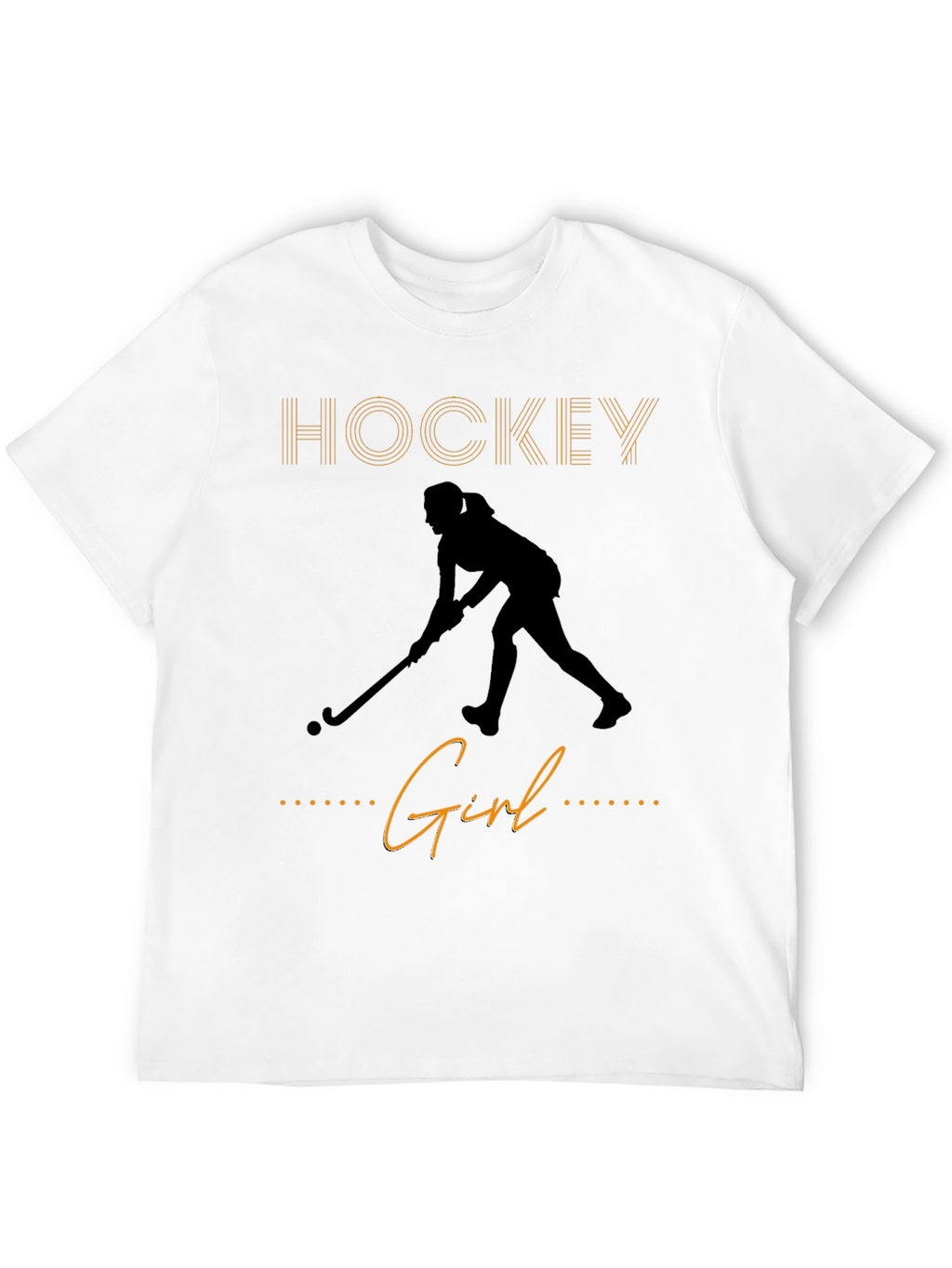 Hockey Girl T-Shirt - Sporty Graphic Tee