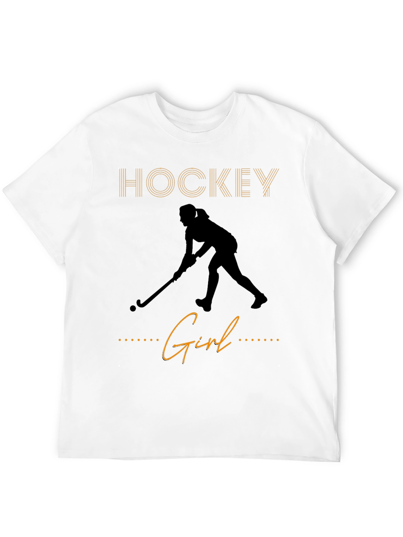Hockey Girl T-Shirt - Sporty Graphic Tee