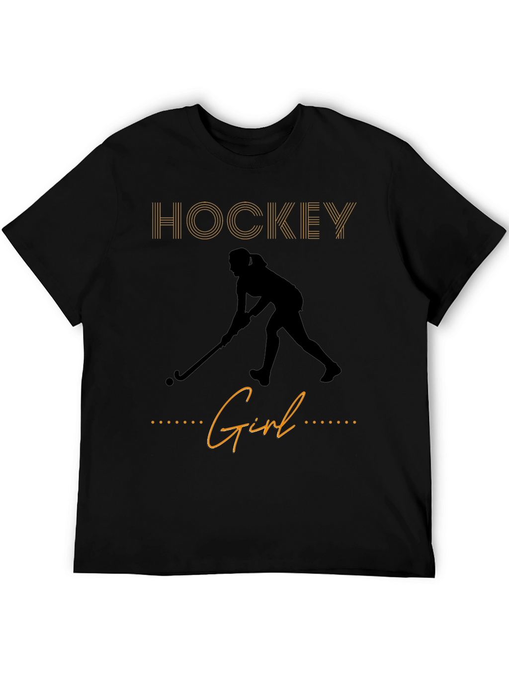 Hockey Girl T-Shirt - Sporty Graphic Tee