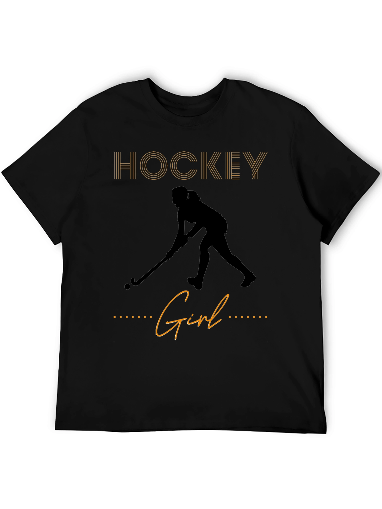 Hockey Girl T-Shirt - Sporty Graphic Tee