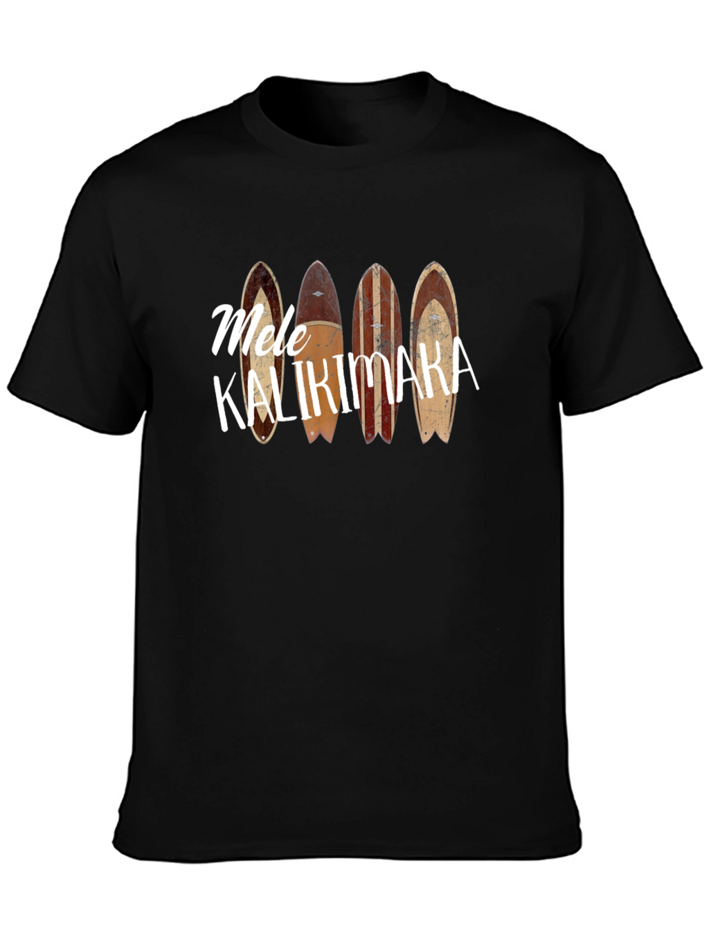 Mele Kalikimaka Surfboard T-Shirt