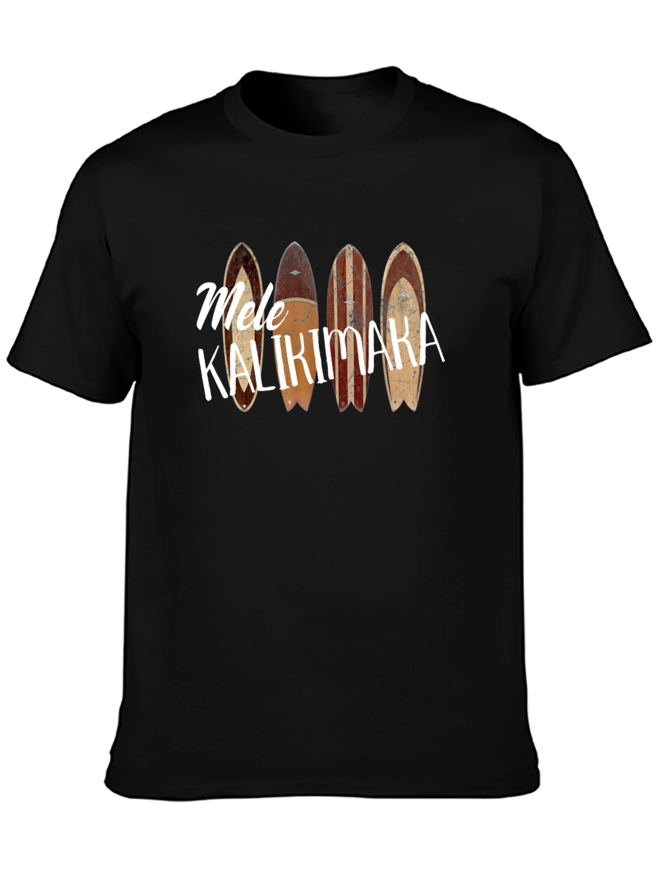 Mele Kalikimaka Surfboard T-Shirt