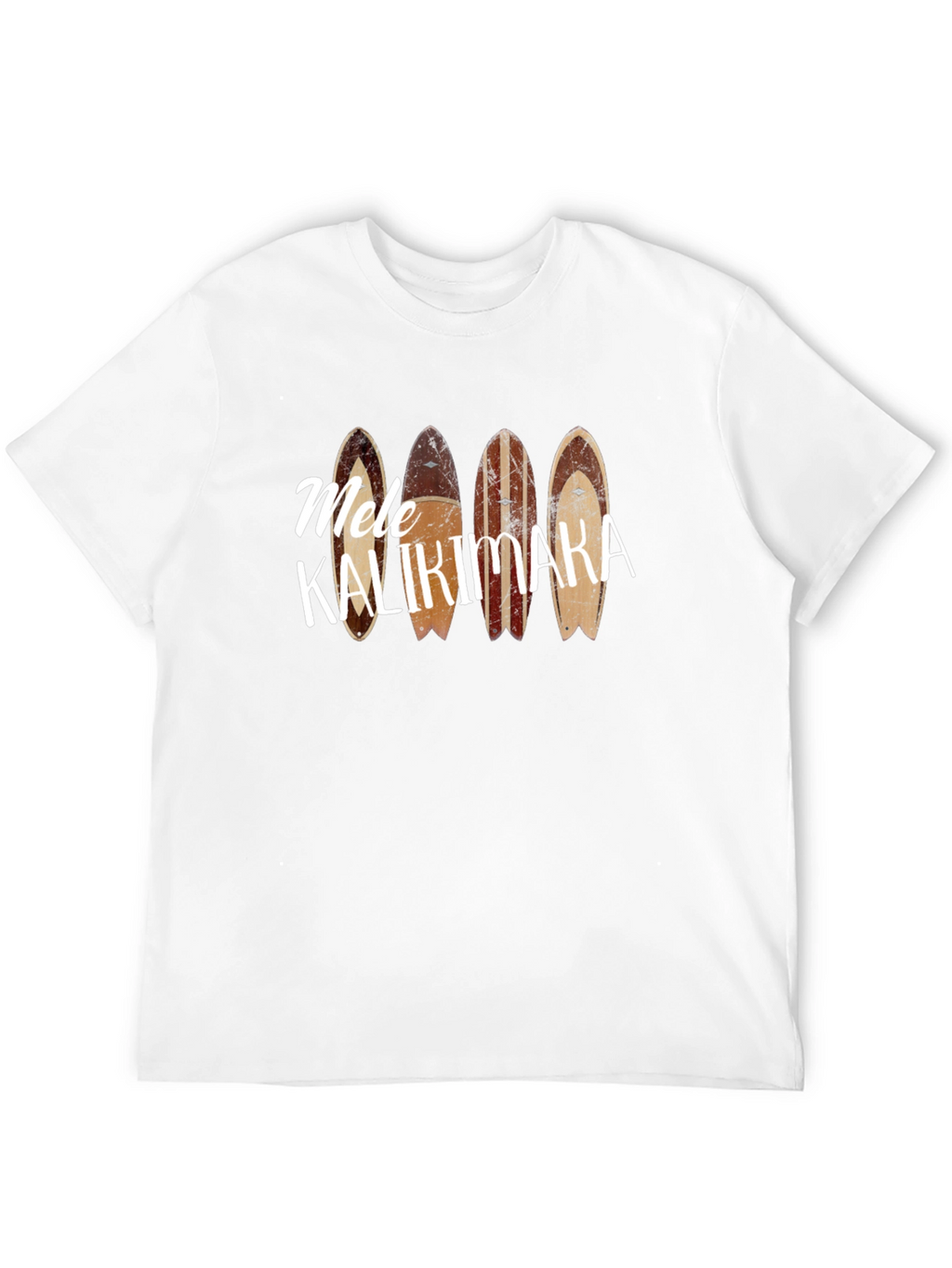 Mele Kalikimaka Surfboard T-Shirt