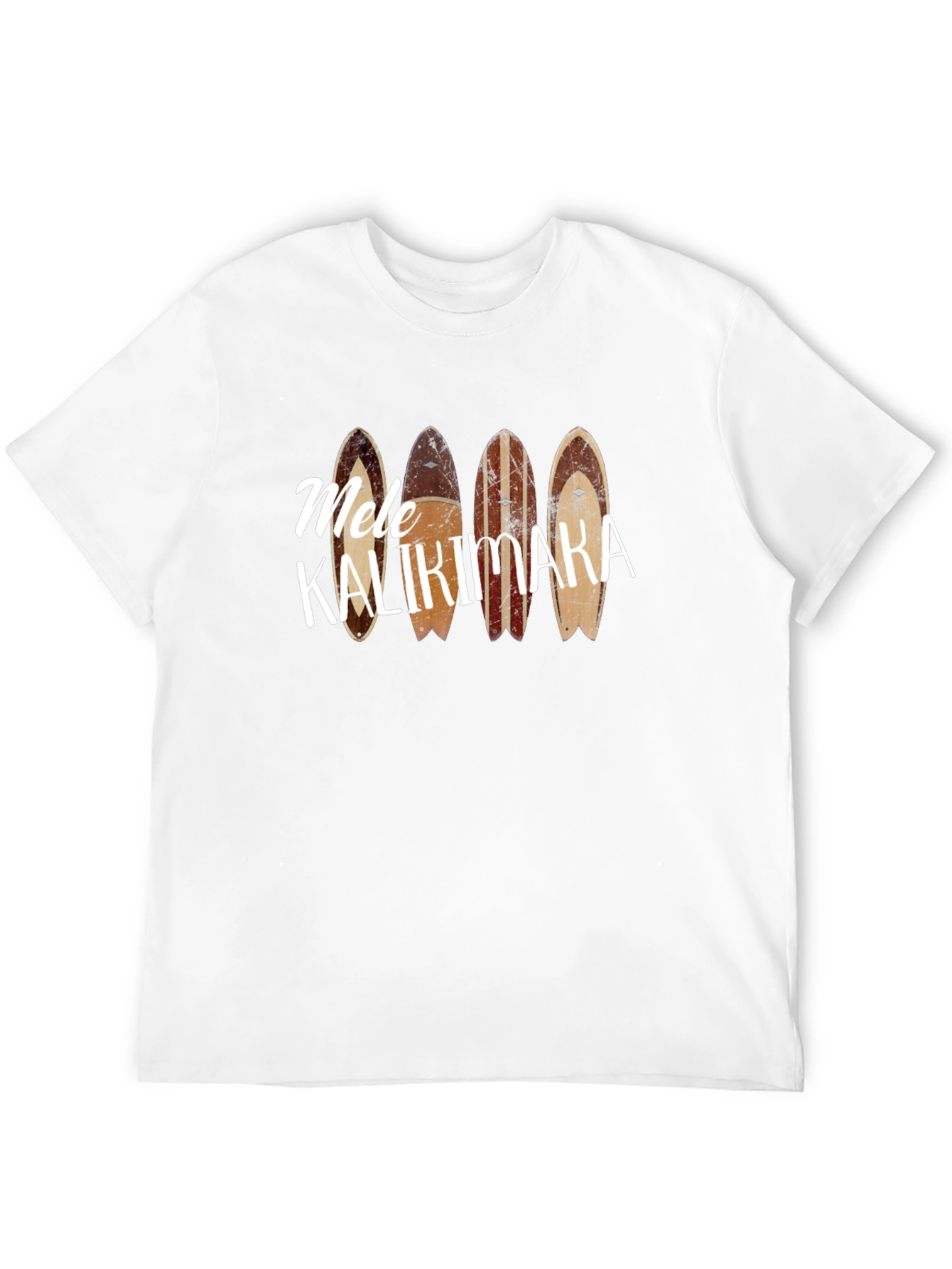 Mele Kalikimaka Surfboard T-Shirt