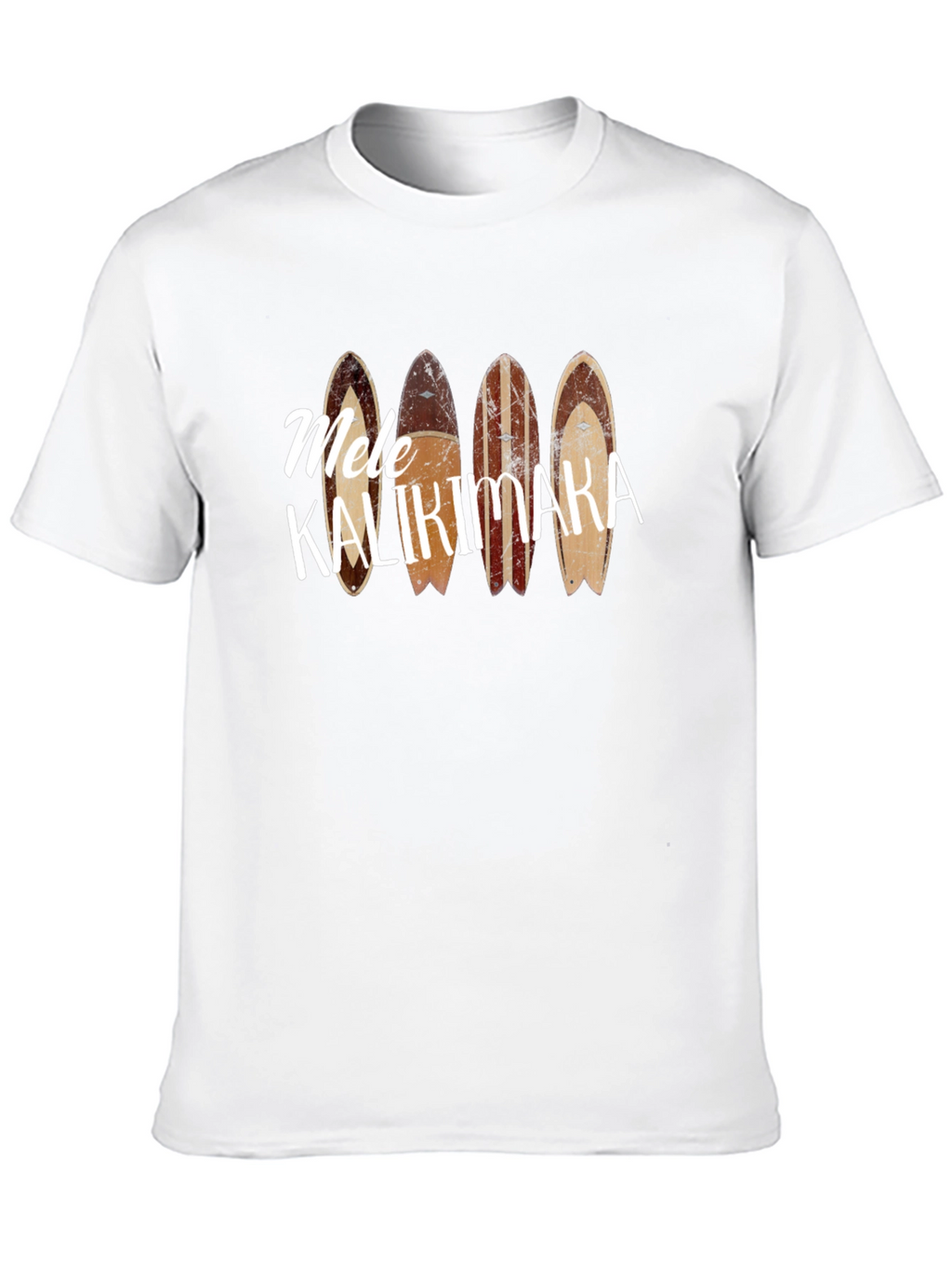 Mele Kalikimaka Surfboard T-Shirt