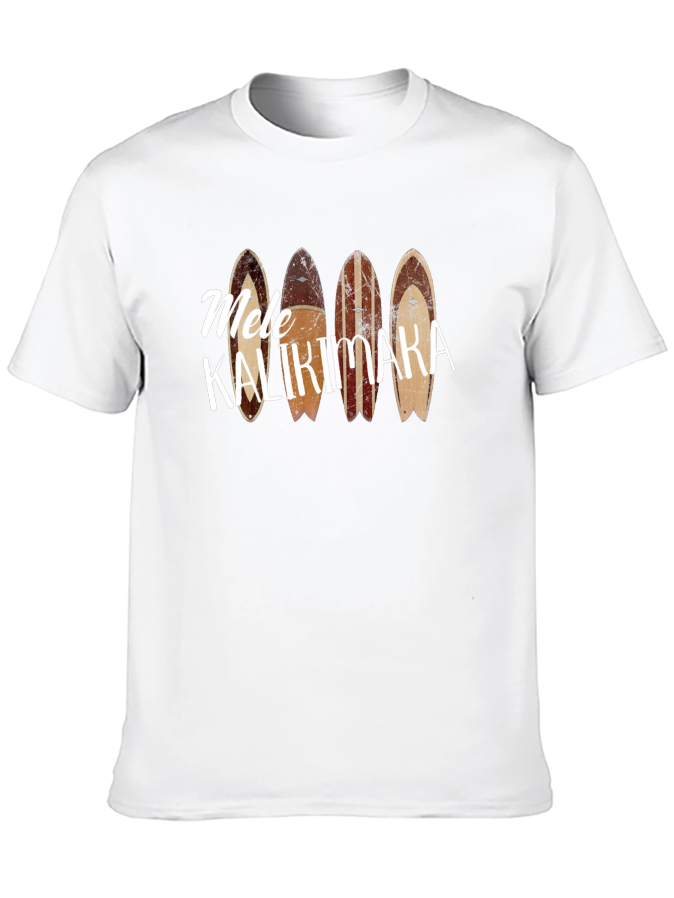 Mele Kalikimaka Surfboard T-Shirt