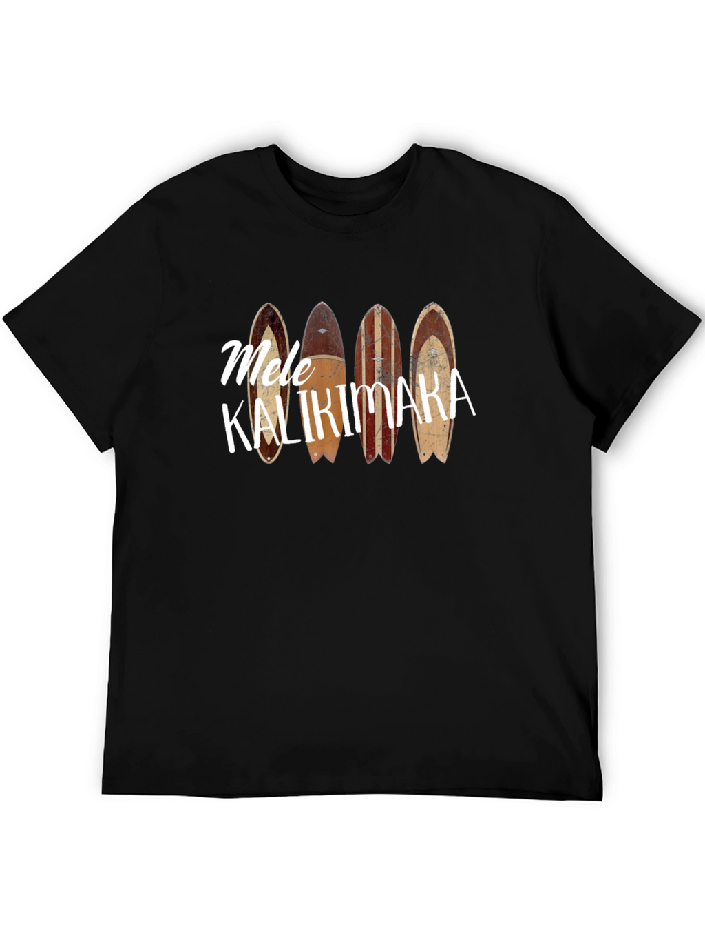 Mele Kalikimaka Surfboard T-Shirt