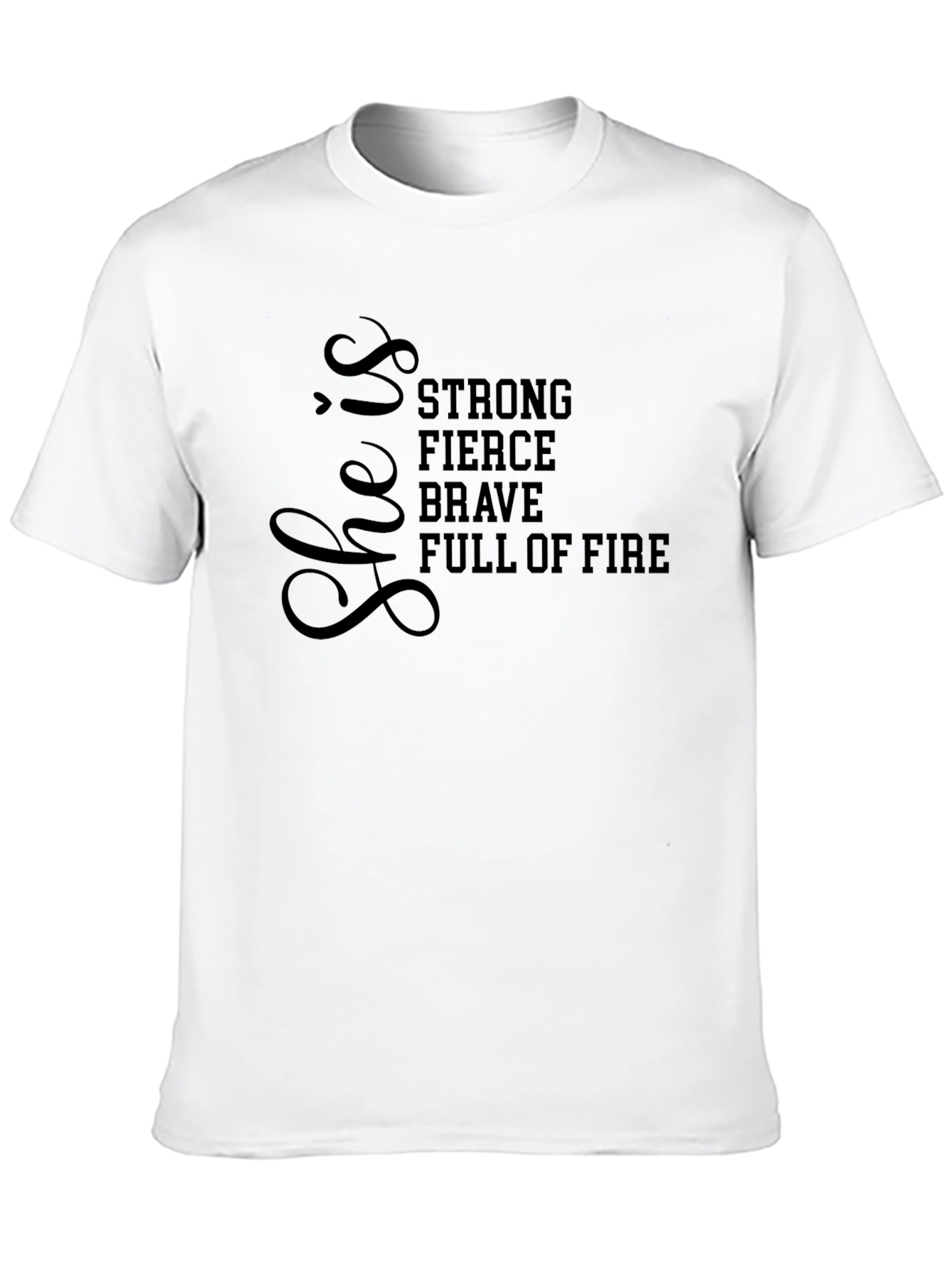 She Is Strong Womens Graphic T-Shirt