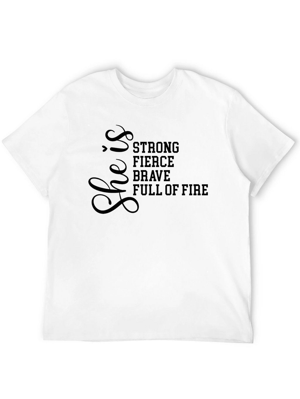 She Is Strong Womens Graphic T-Shirt