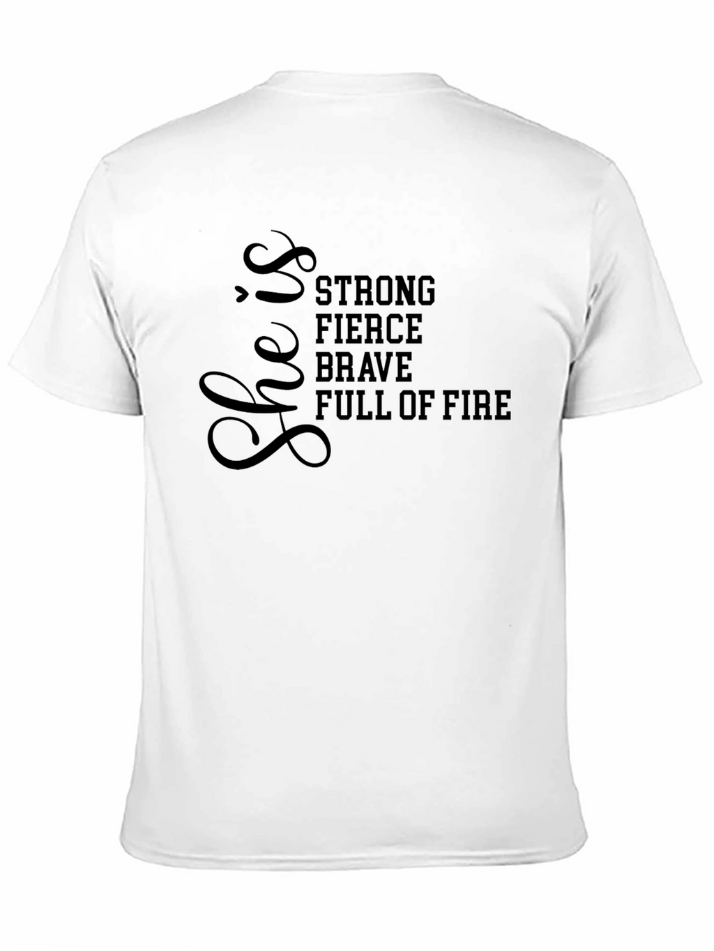 She Is Strong Womens Graphic T-Shirt