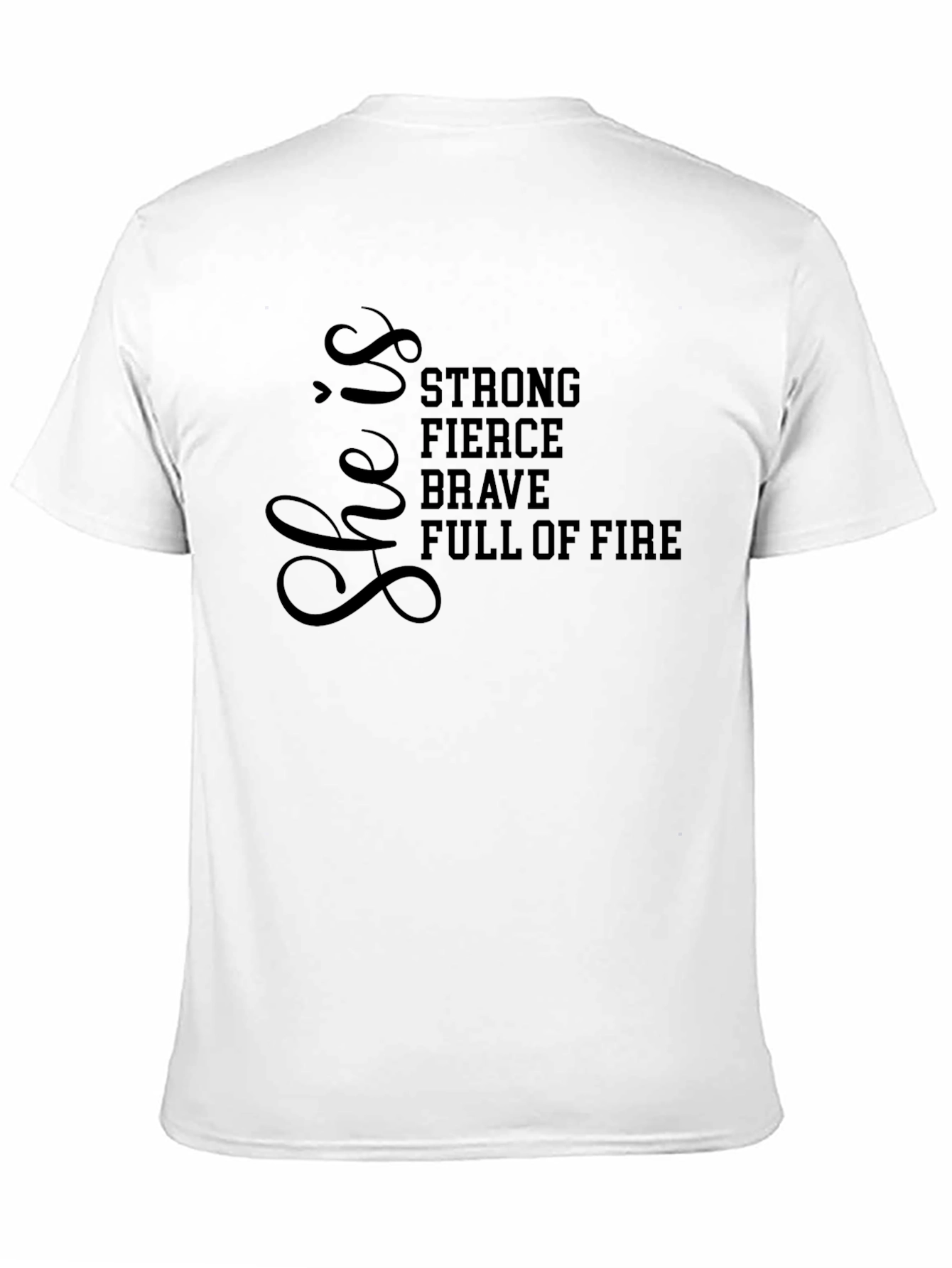 She Is Strong Womens Graphic T-Shirt