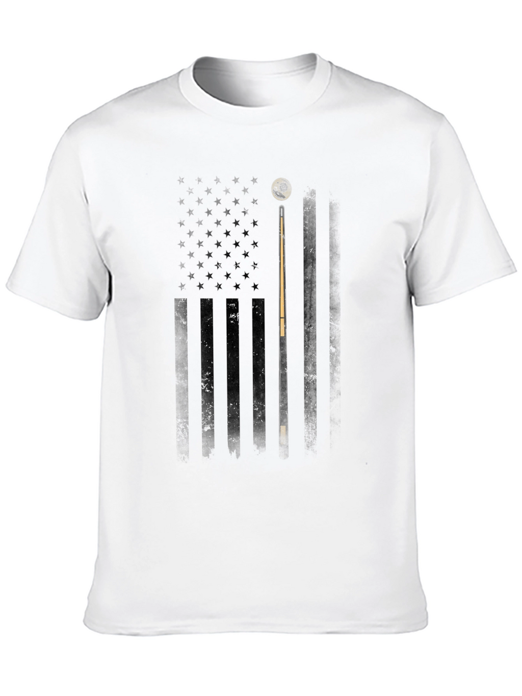 USA Flag Billiards T-Shirt