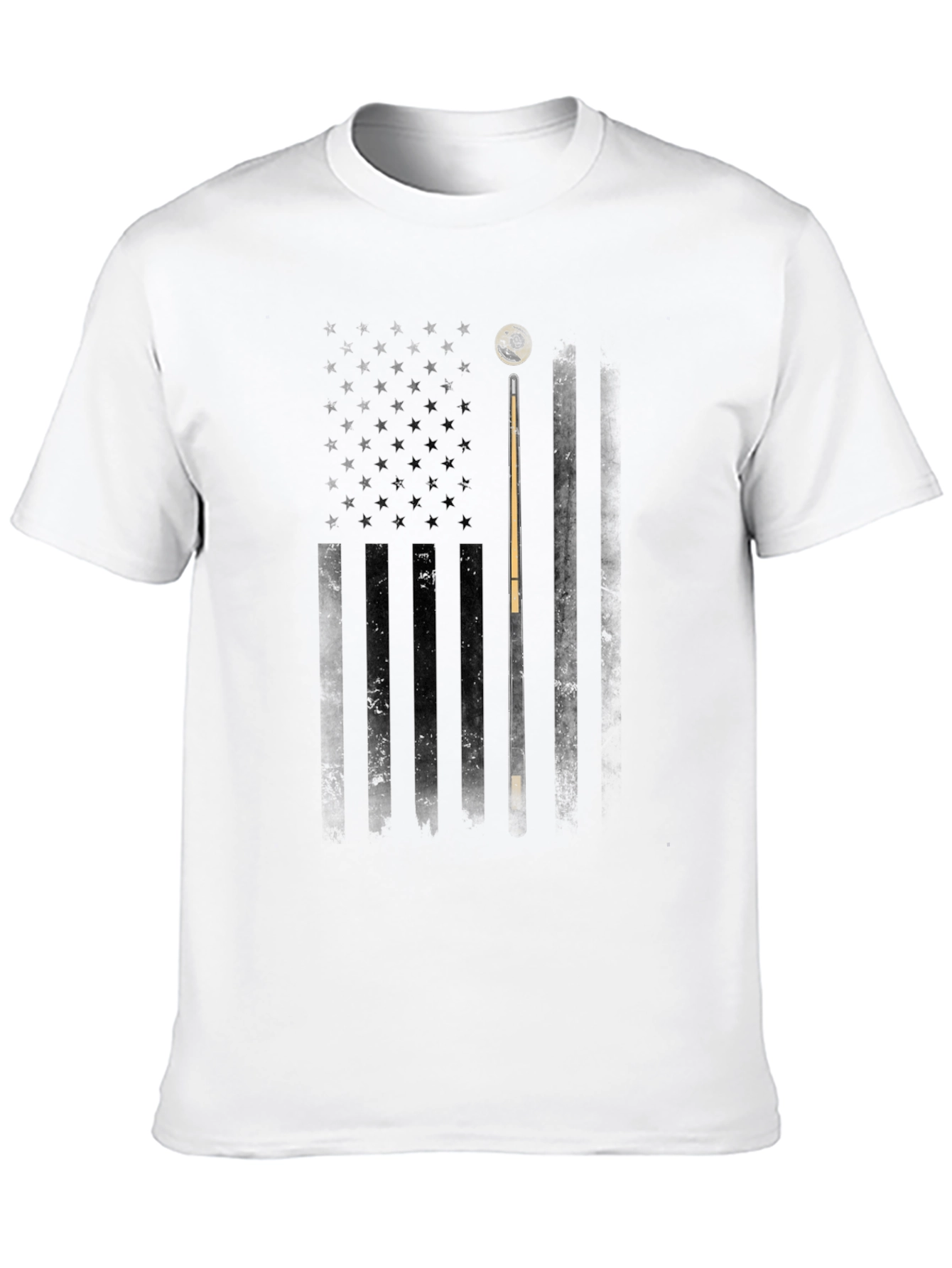 USA Flag Billiards T-Shirt