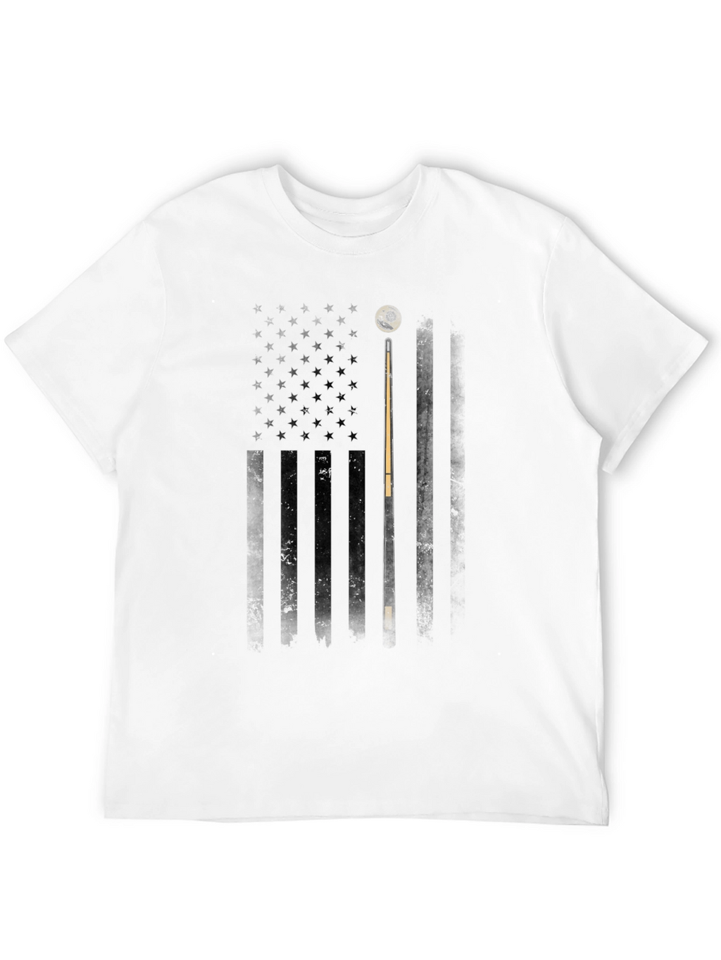 USA Flag Billiards T-Shirt