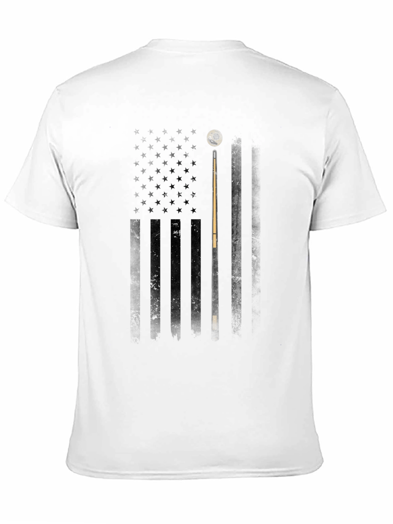 USA Flag Billiards T-Shirt