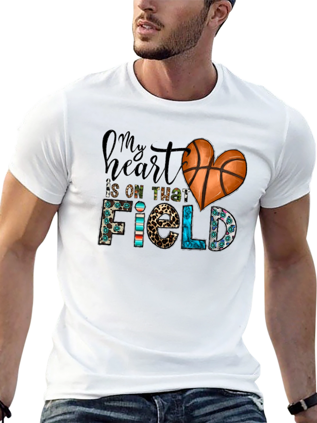 Basketball Heart T-Shirt