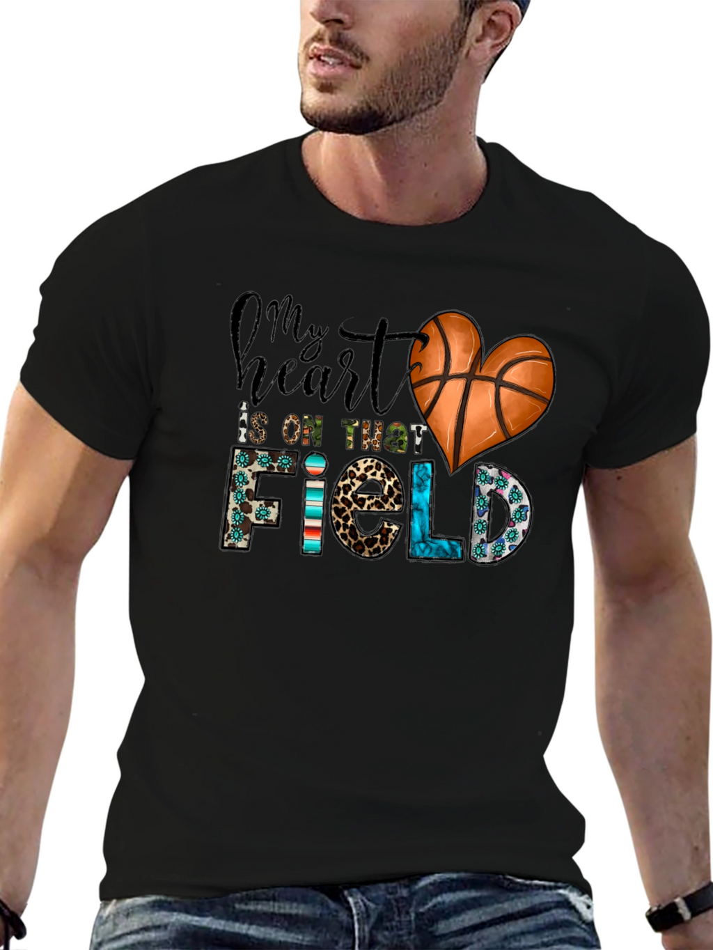 Basketball Heart T-Shirt
