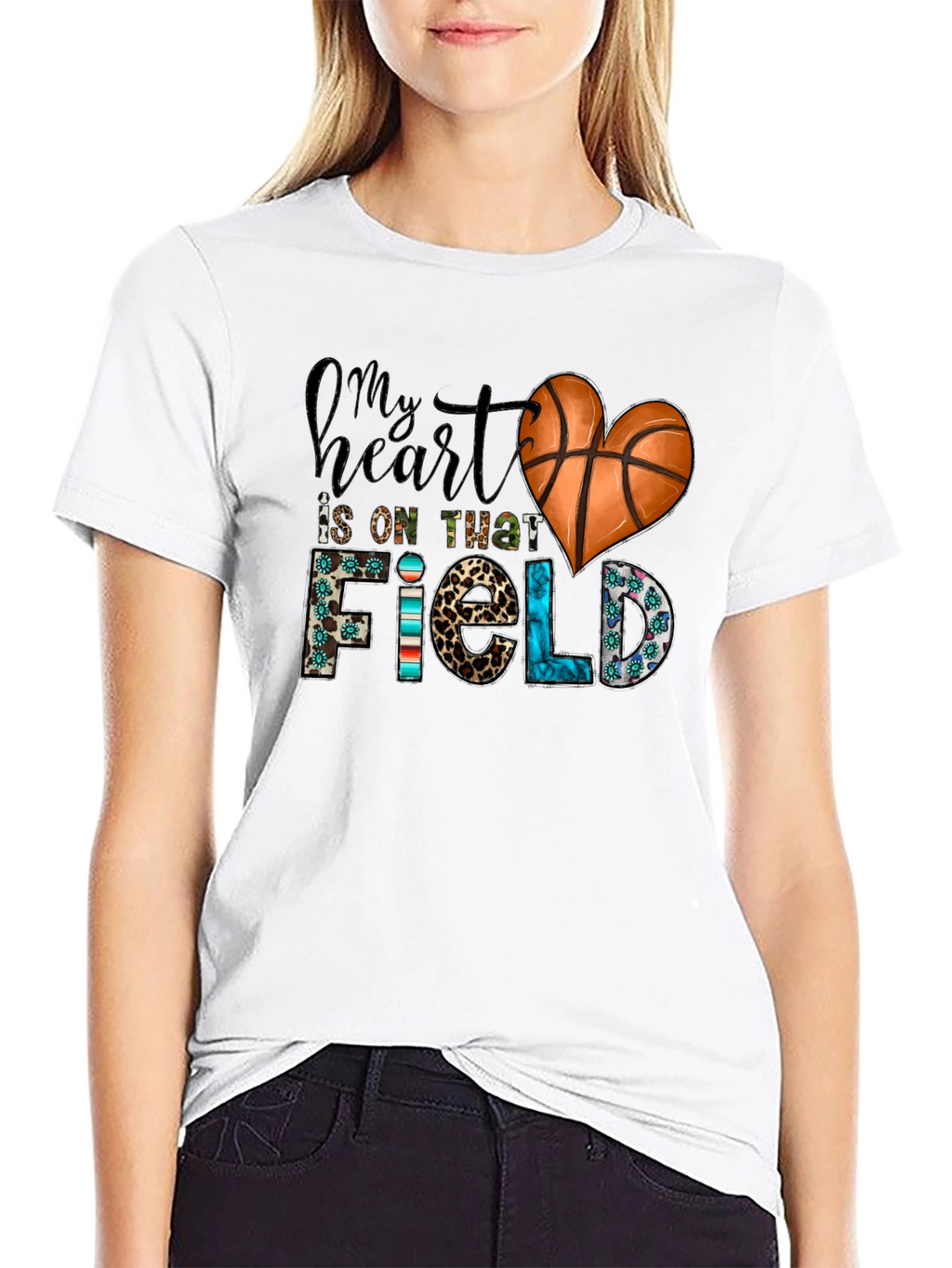 Basketball Heart T-Shirt