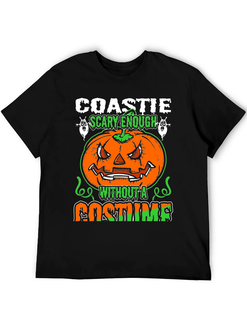 Coastie Scary Enough Halloween T-Shirt