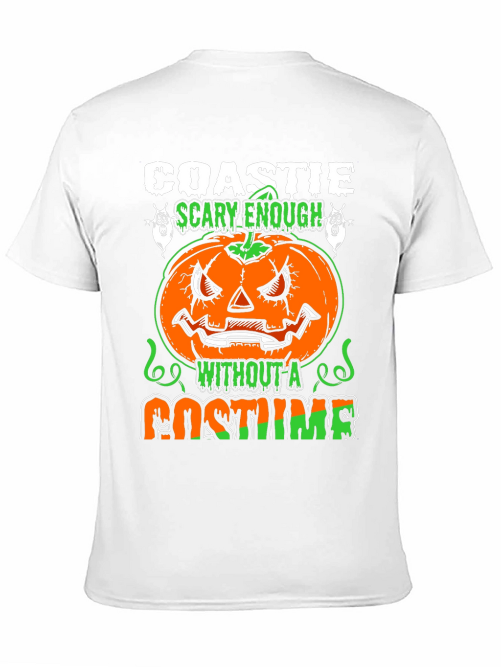 Coastie Scary Enough Halloween T-Shirt