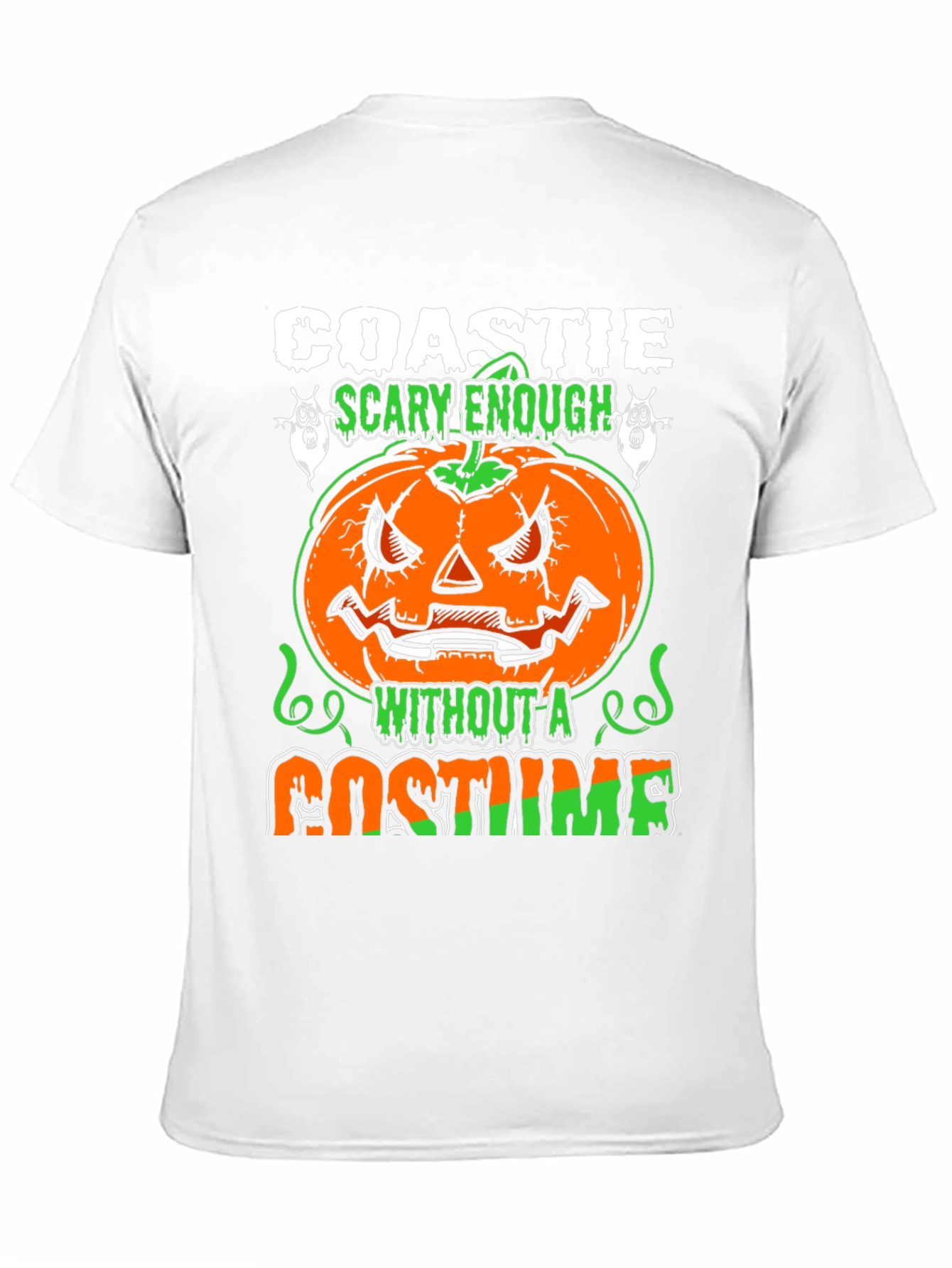 Coastie Scary Enough Halloween T-Shirt