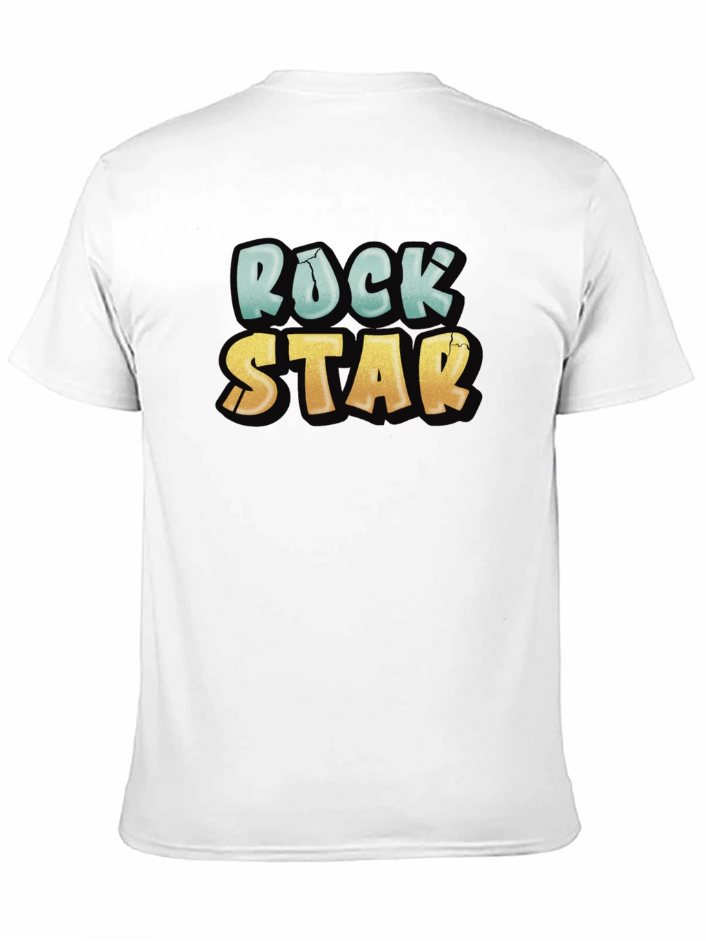 Rock Star Graphic Tee - Cool Casual Black T-Shirt