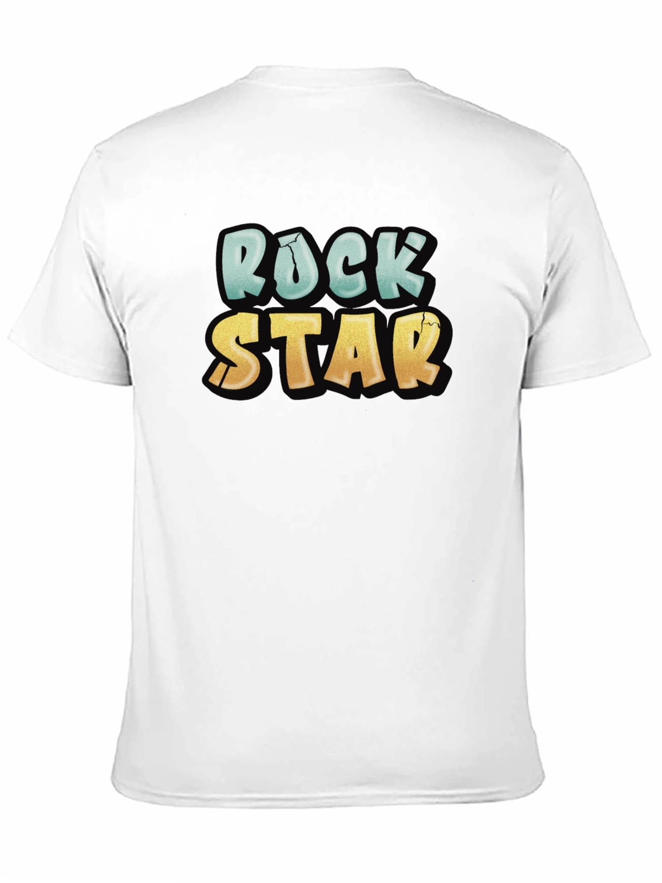 Rock Star Graphic Tee - Cool Casual Black T-Shirt