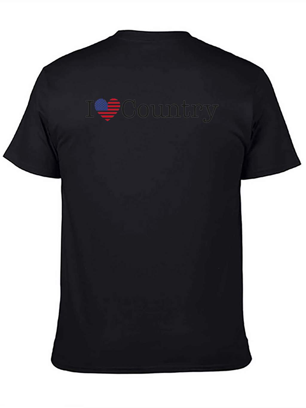 I Love Country Patriotic Graphic Tee