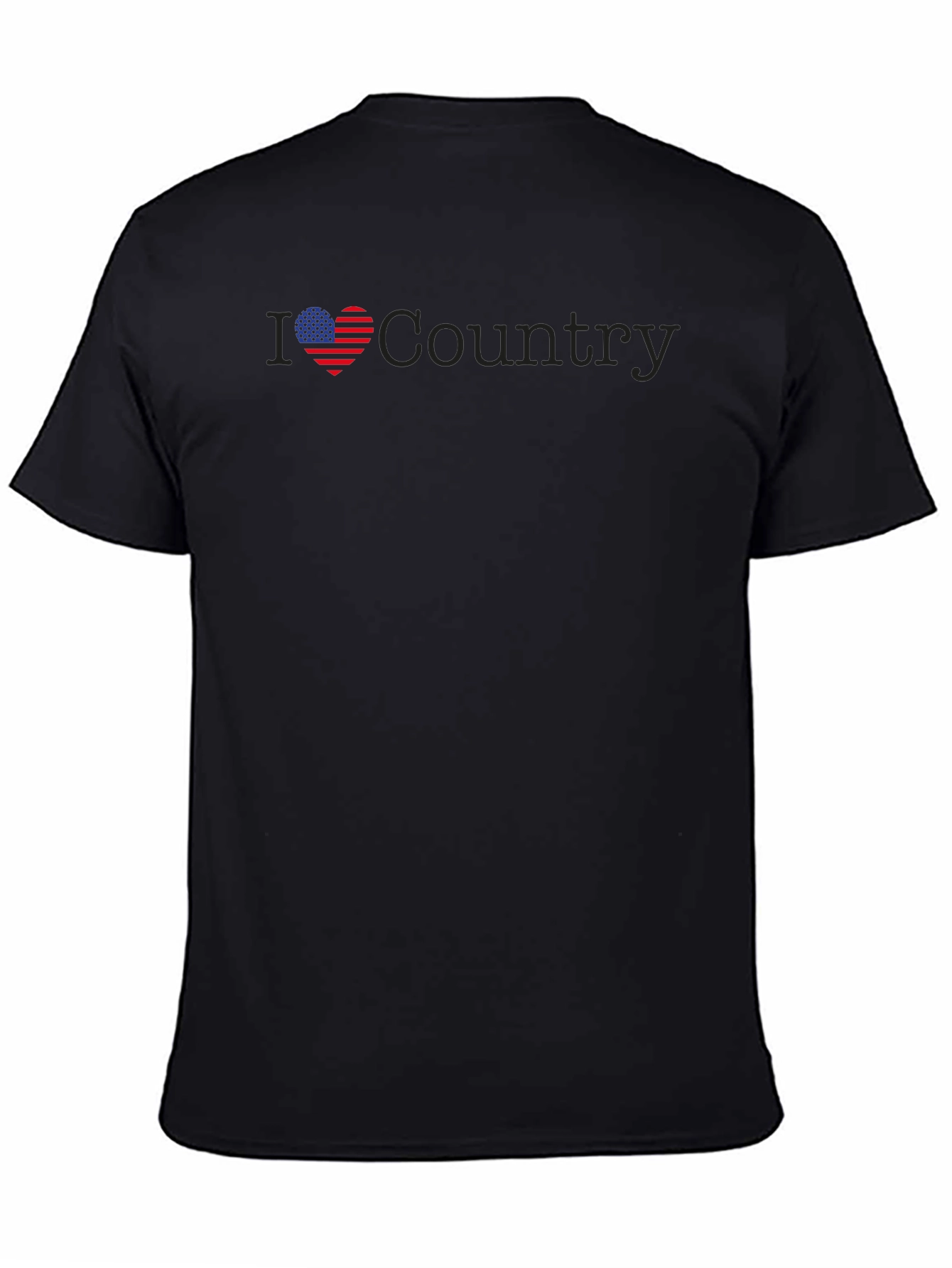 I Love Country Patriotic Graphic Tee