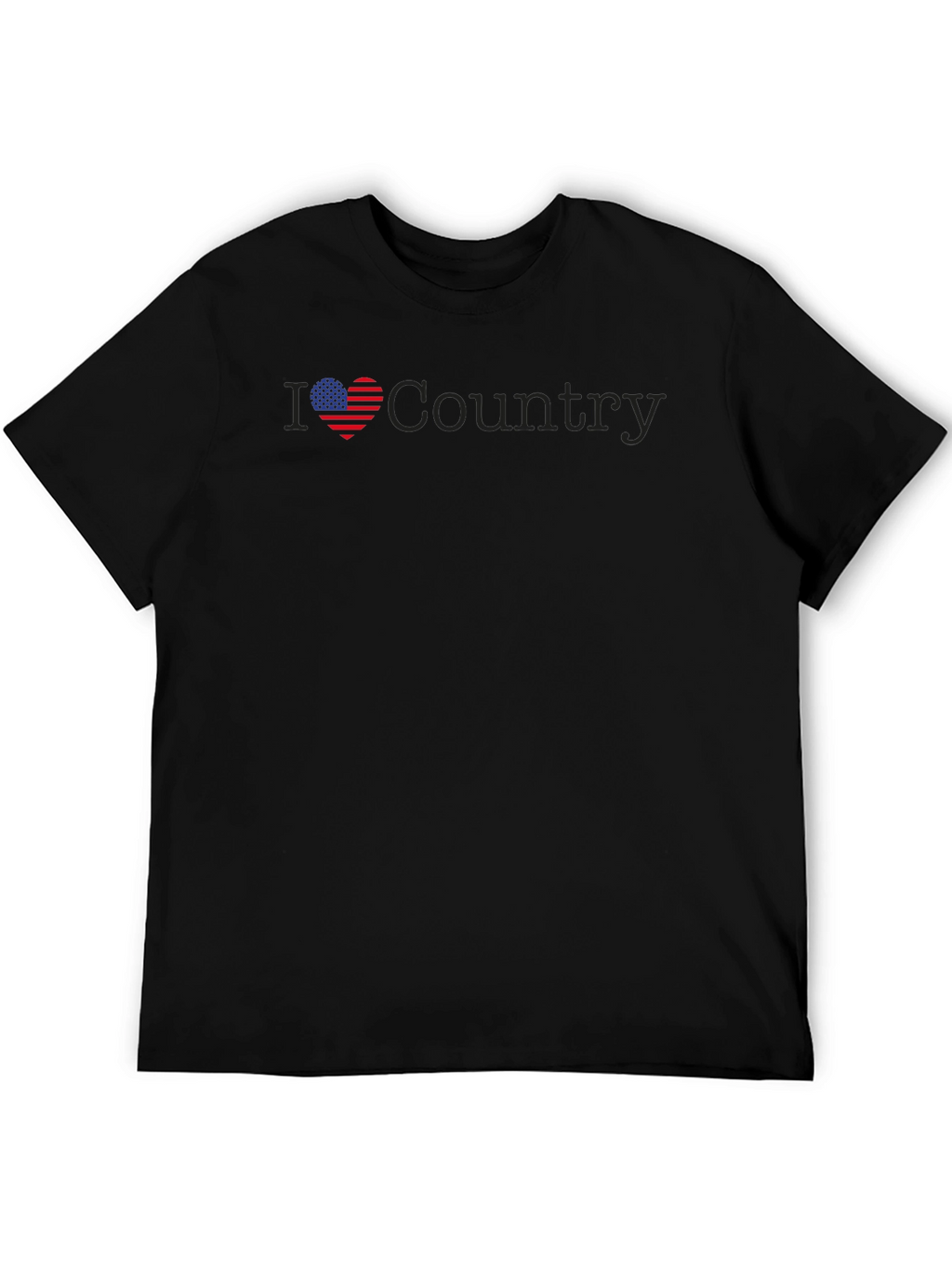 I Love Country Patriotic Graphic Tee