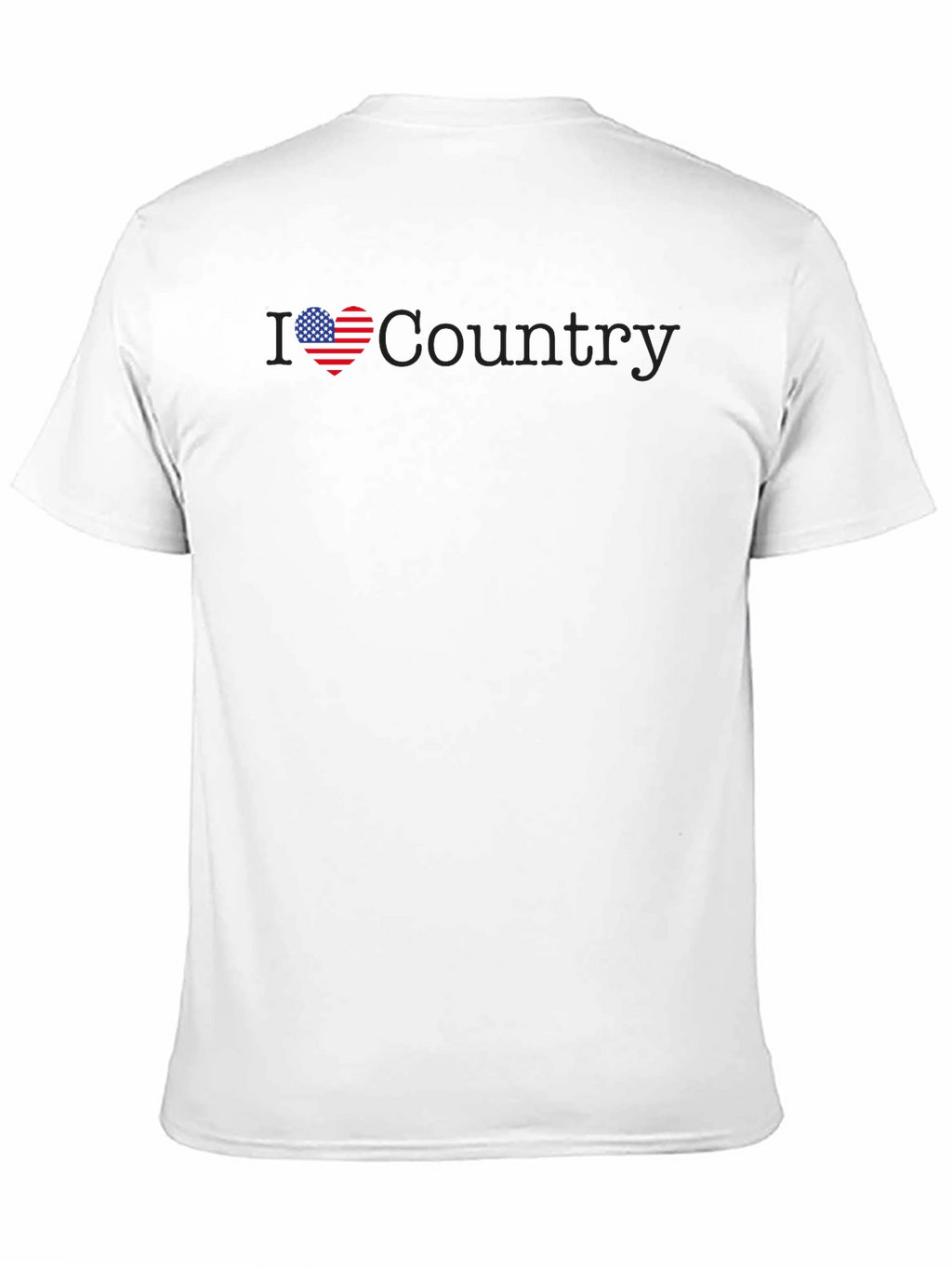 I Love Country Patriotic Graphic Tee