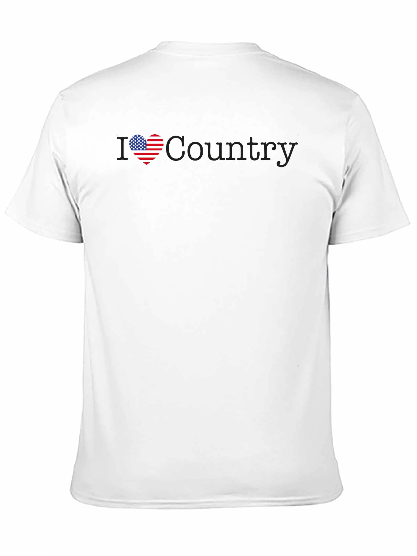 I Love Country Patriotic Graphic Tee