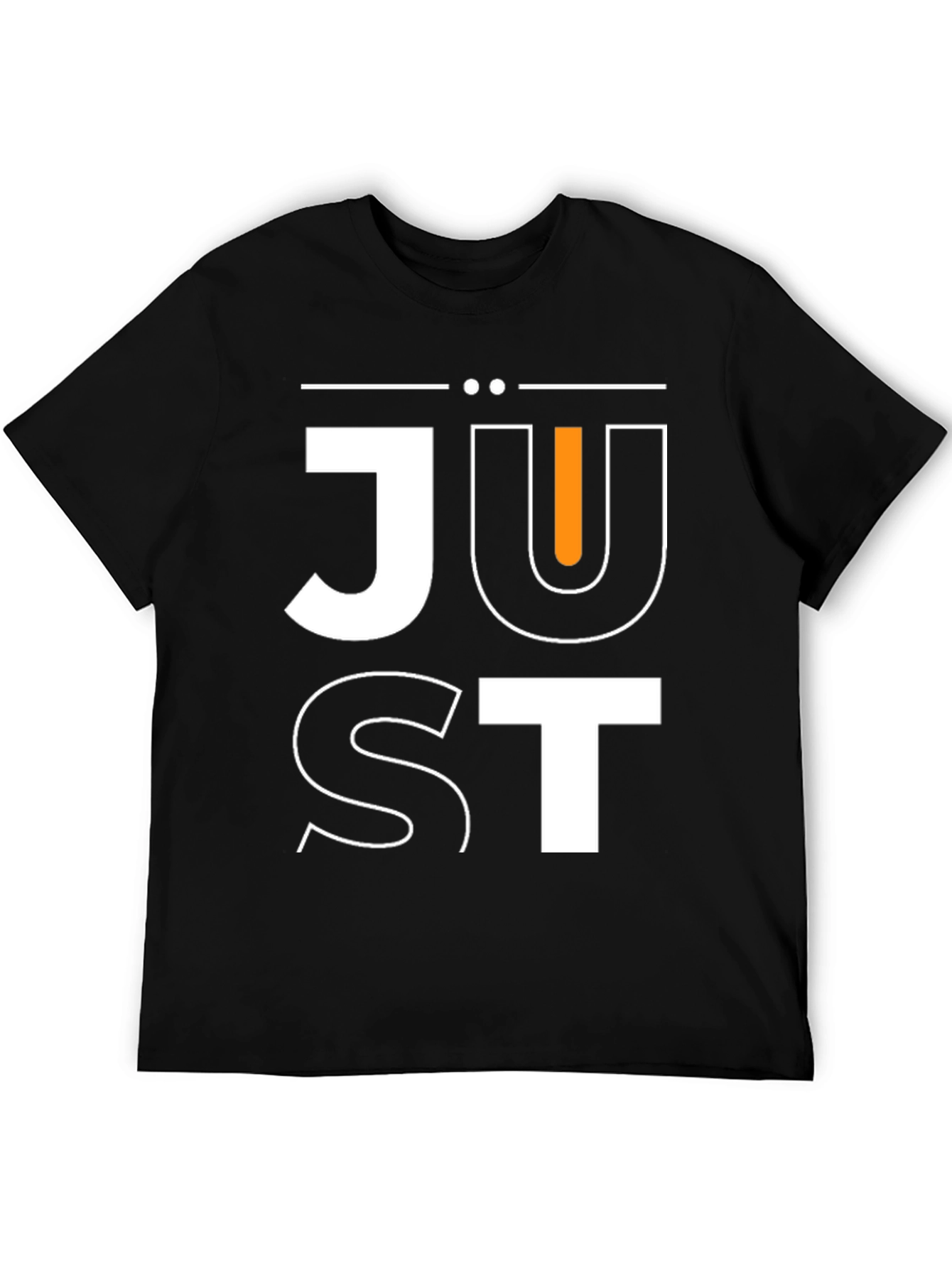 Just Graphic Print Crew Neck T-Shirt