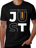 Just Graphic Print Crew Neck T-Shirt