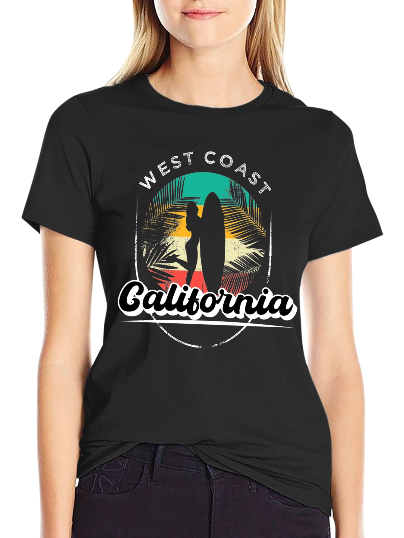 West Coast California Graphic T-Shirt