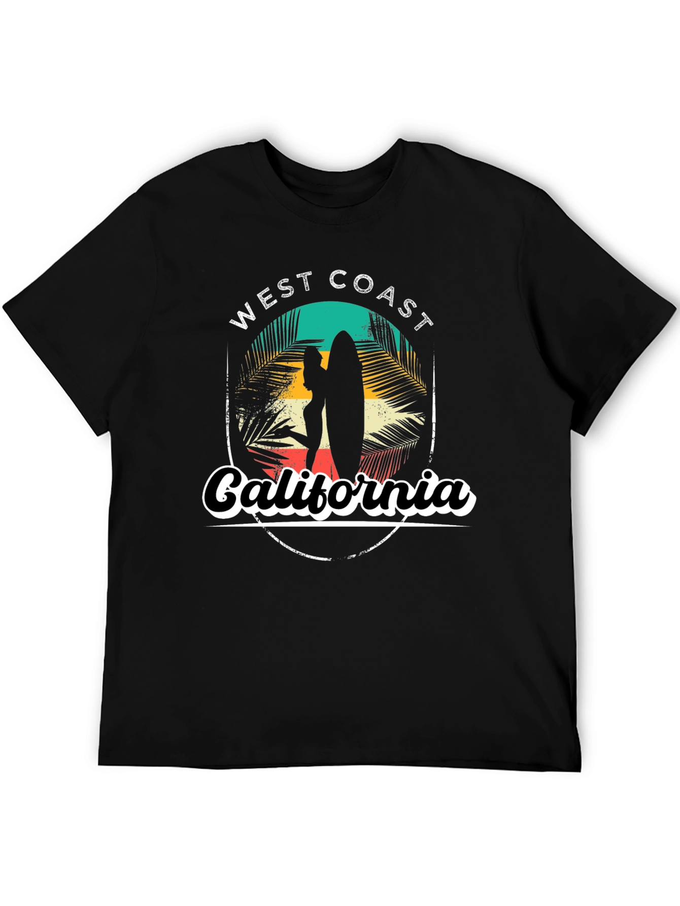 West Coast California Graphic T-Shirt