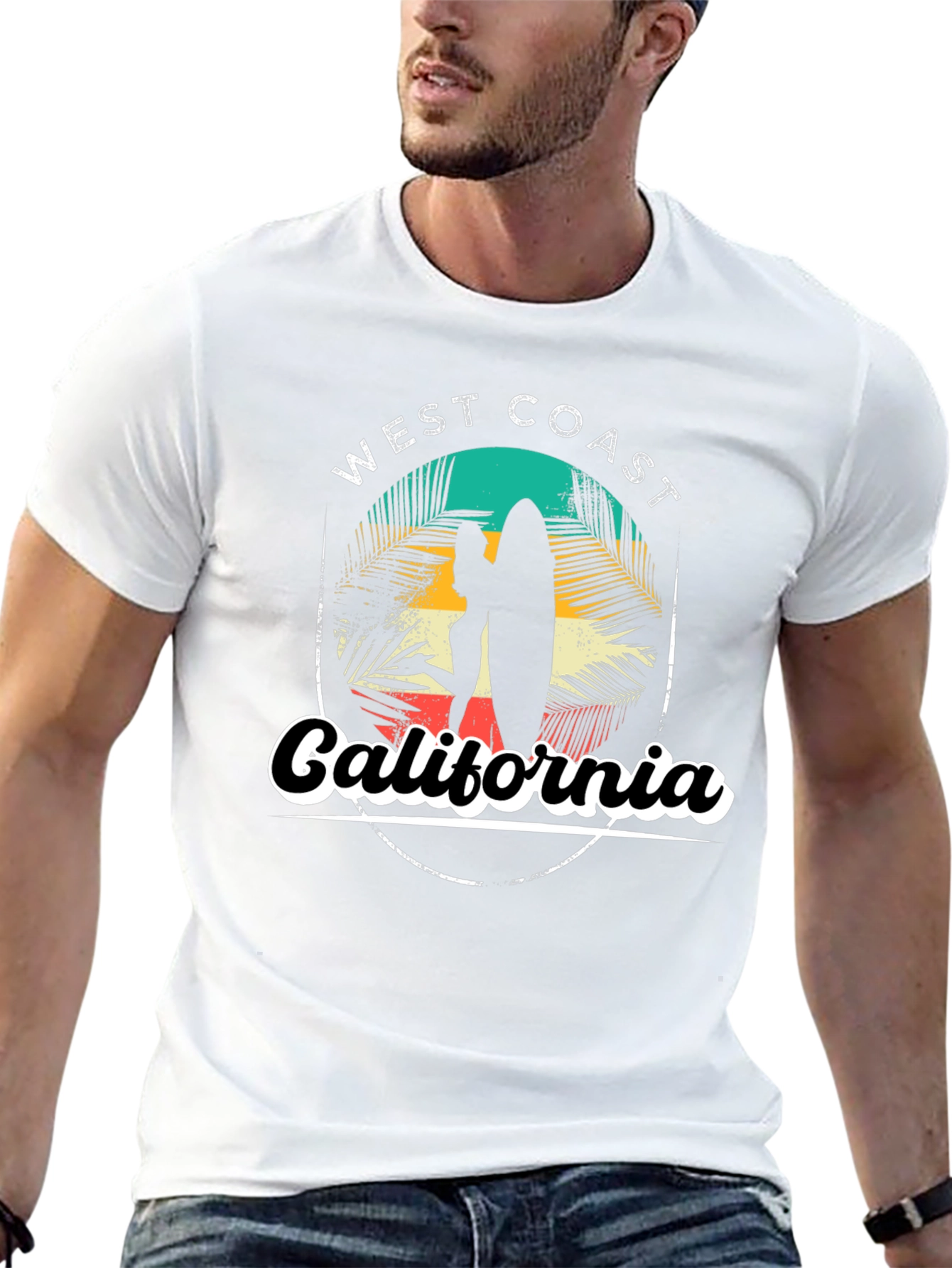 West Coast California Graphic T-Shirt