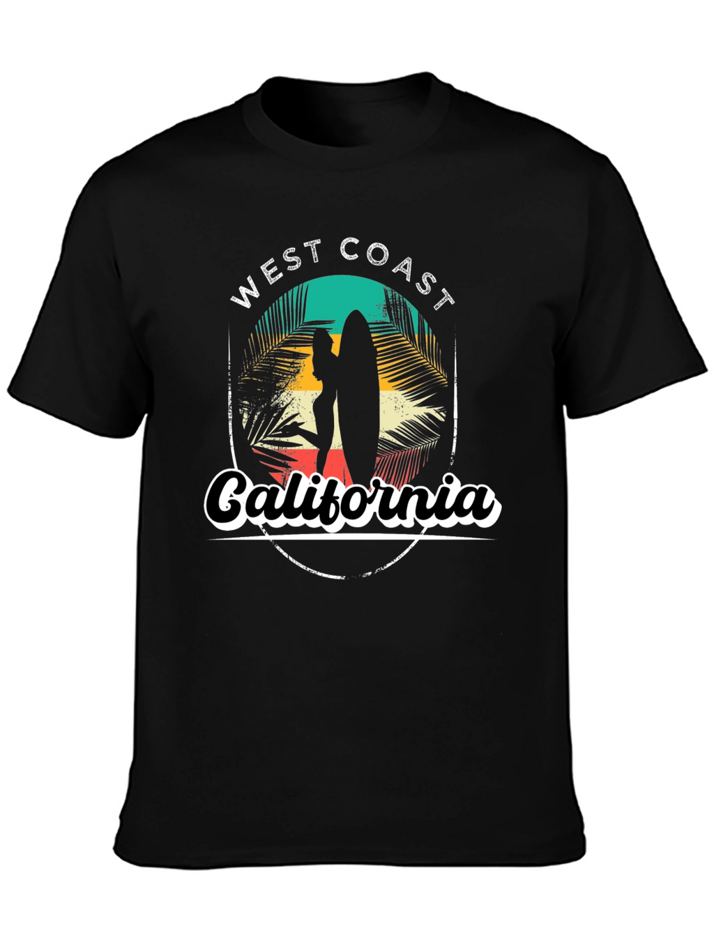 West Coast California Graphic T-Shirt