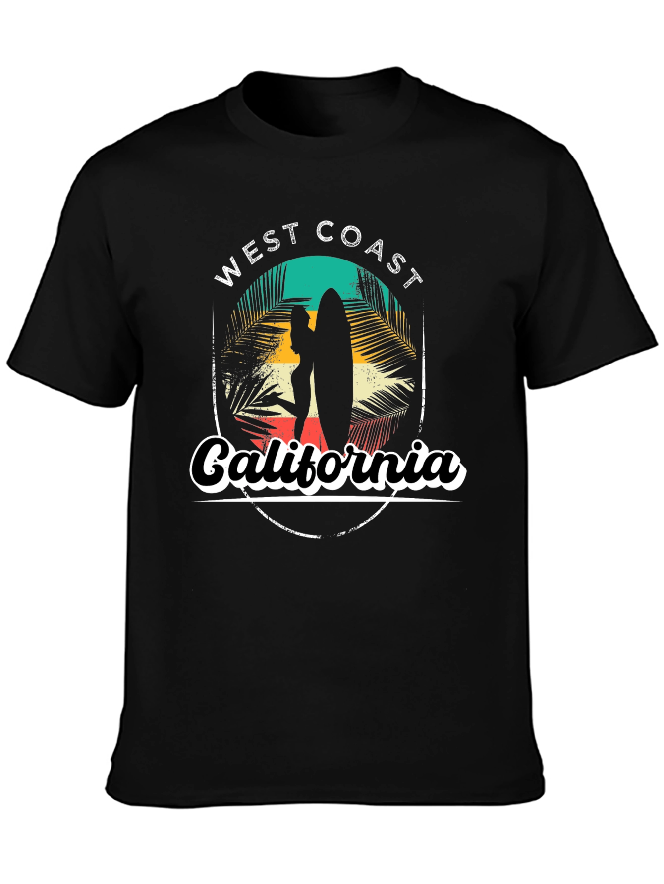 West Coast California Graphic T-Shirt