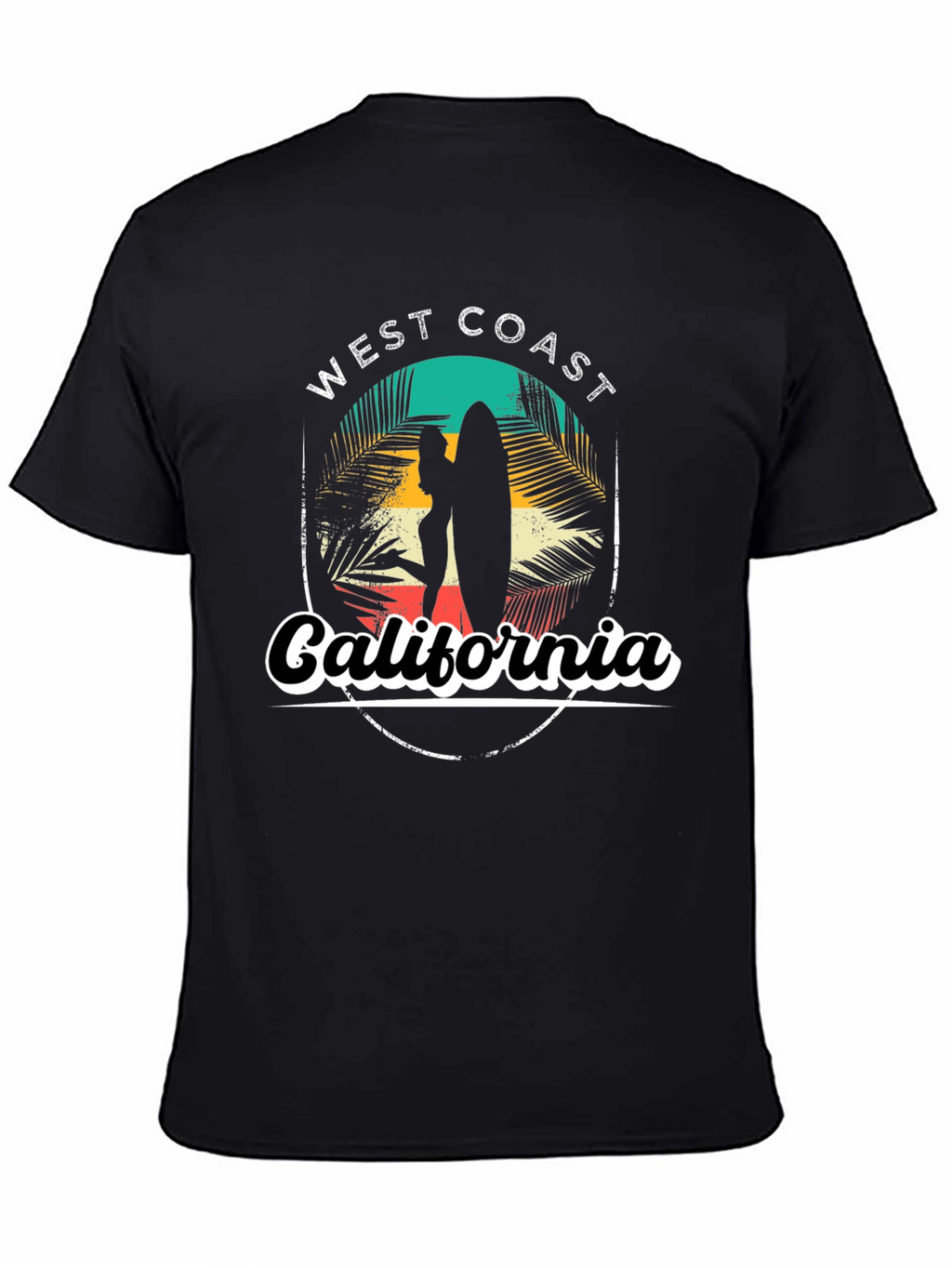 West Coast California Graphic T-Shirt