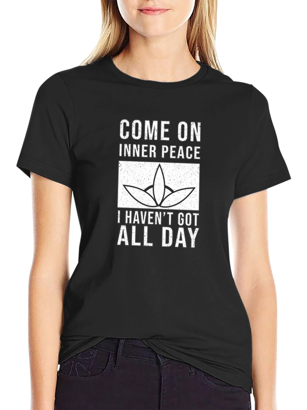 Funny Inner Peace Lotus T-Shirt