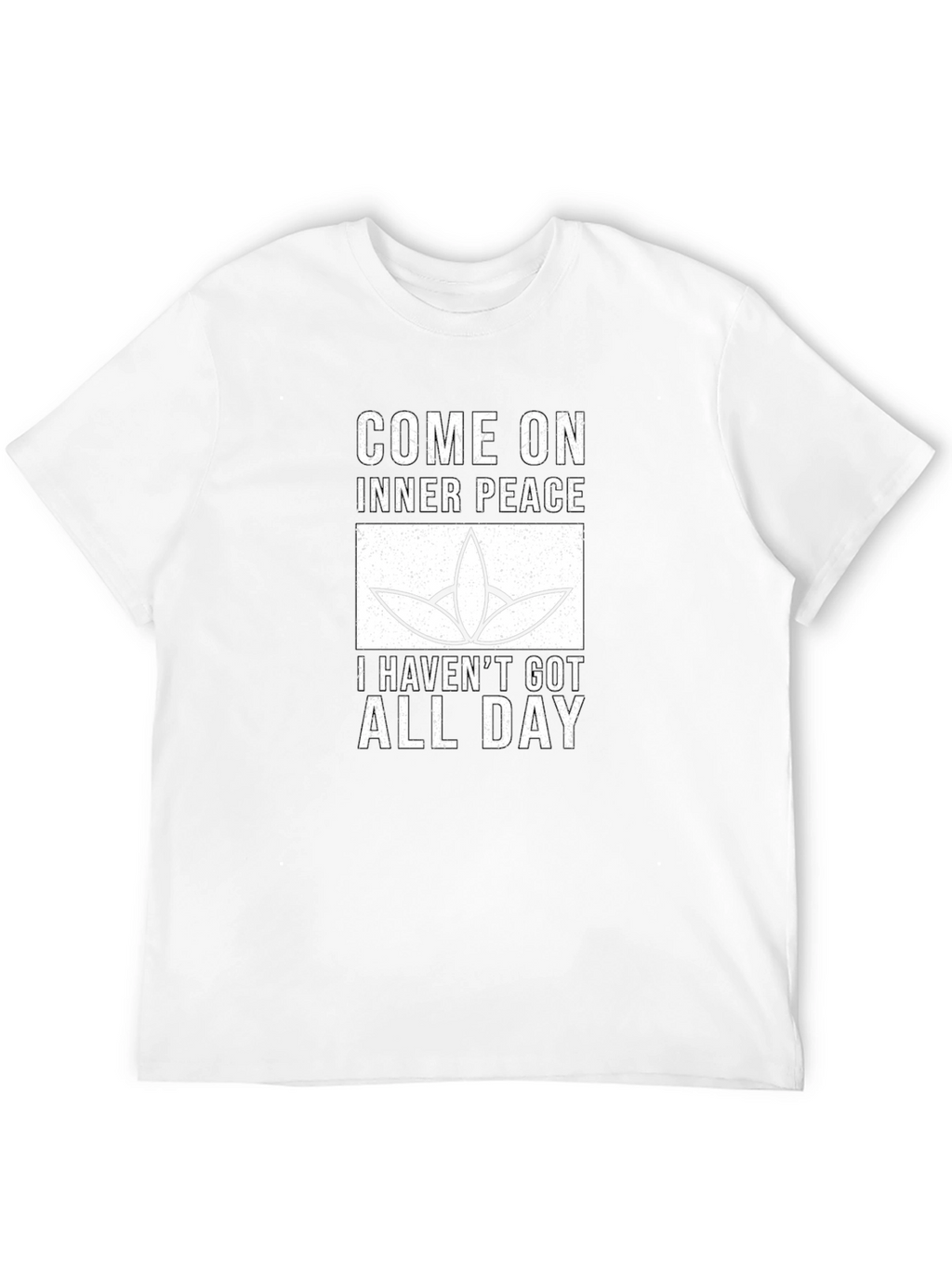 Funny Inner Peace Lotus T-Shirt