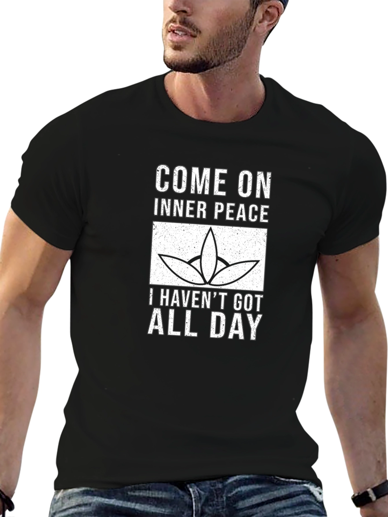 Funny Inner Peace Lotus T-Shirt