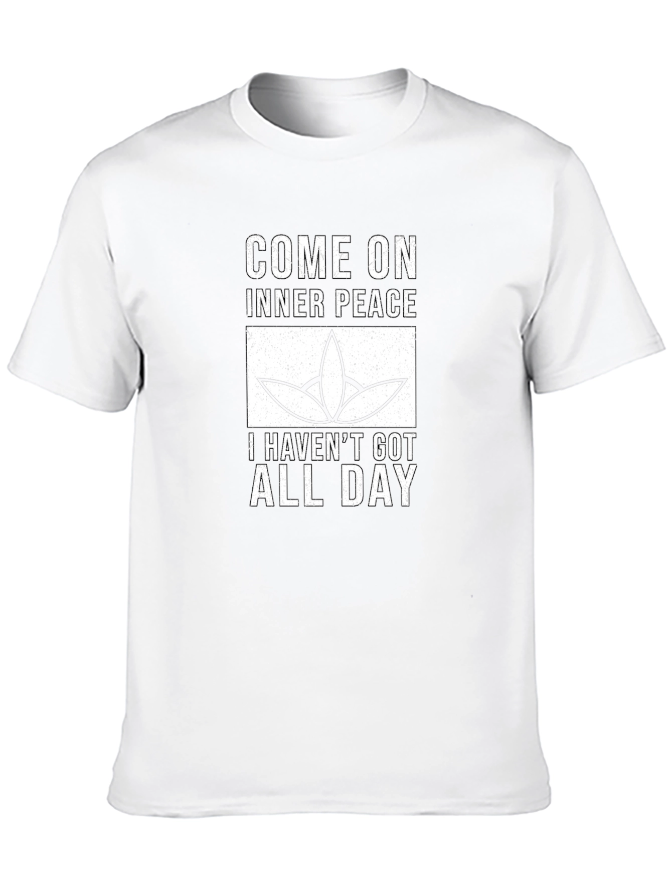 Funny Inner Peace Lotus T-Shirt
