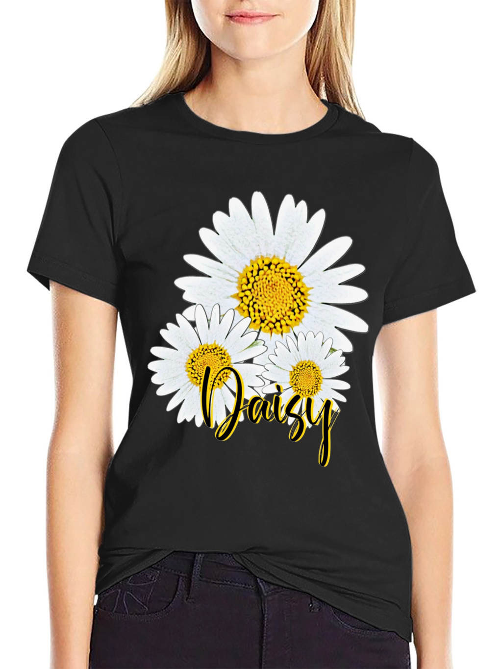 Daisy Flower Graphic T-Shirt