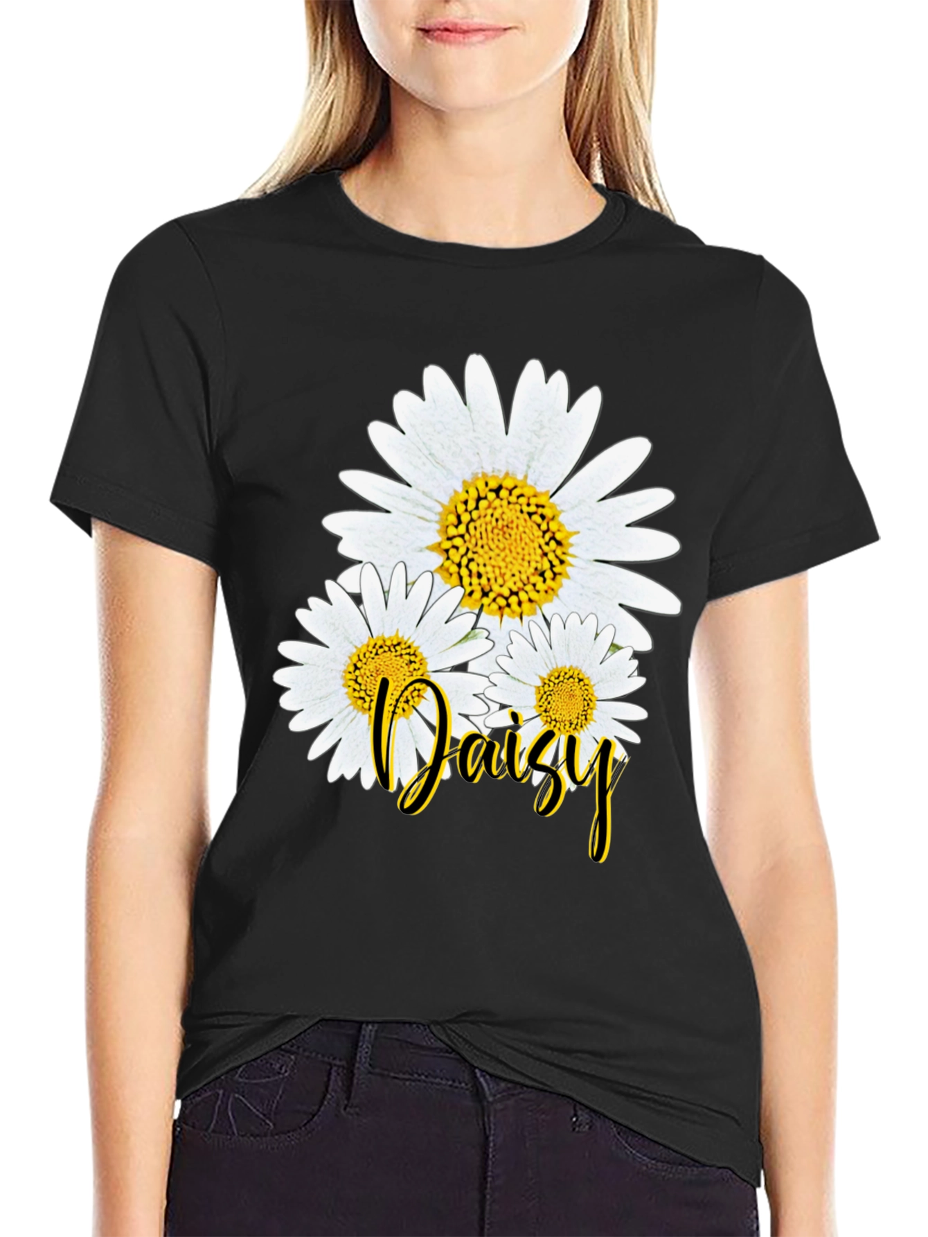 Daisy Flower Graphic T-Shirt