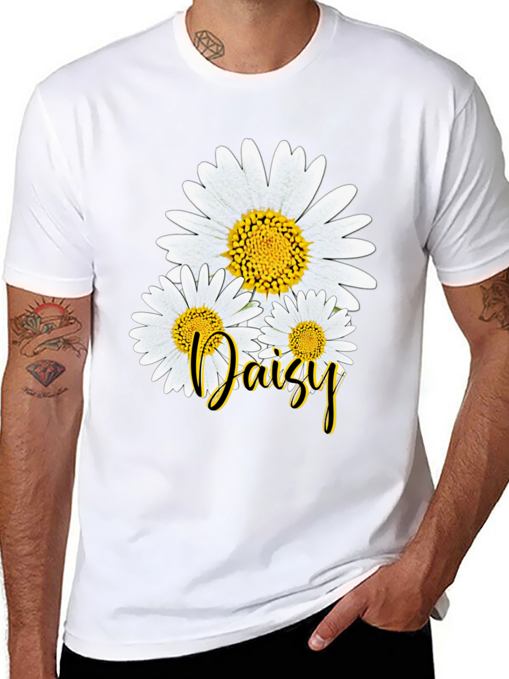 Daisy Flower Graphic T-Shirt