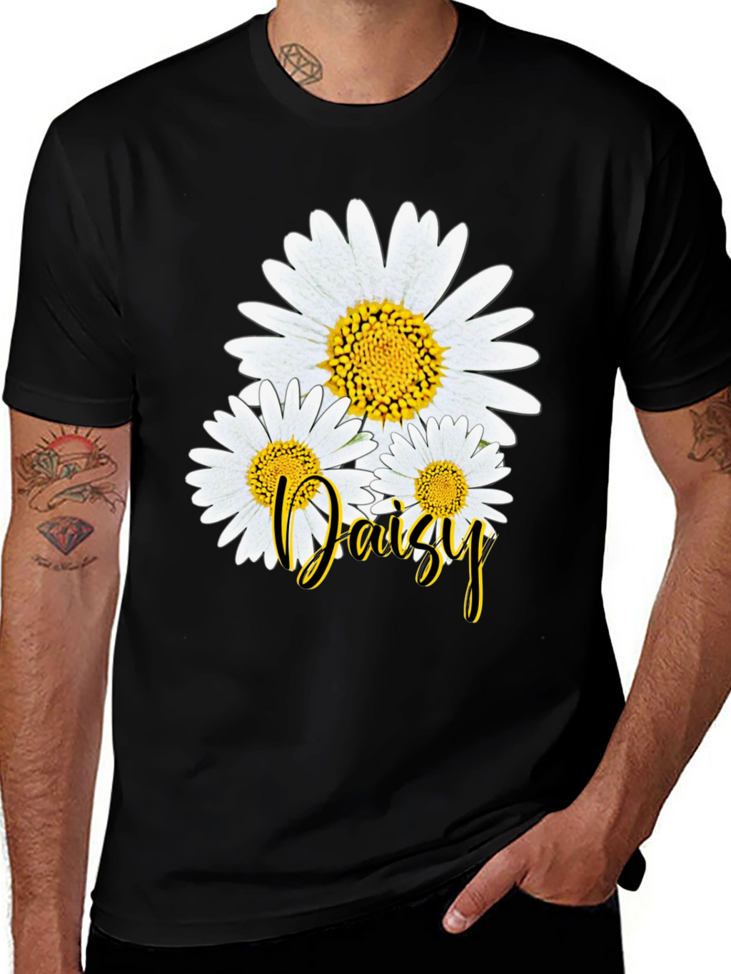 Daisy Flower Graphic T-Shirt