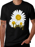 Daisy Flower Graphic T-Shirt